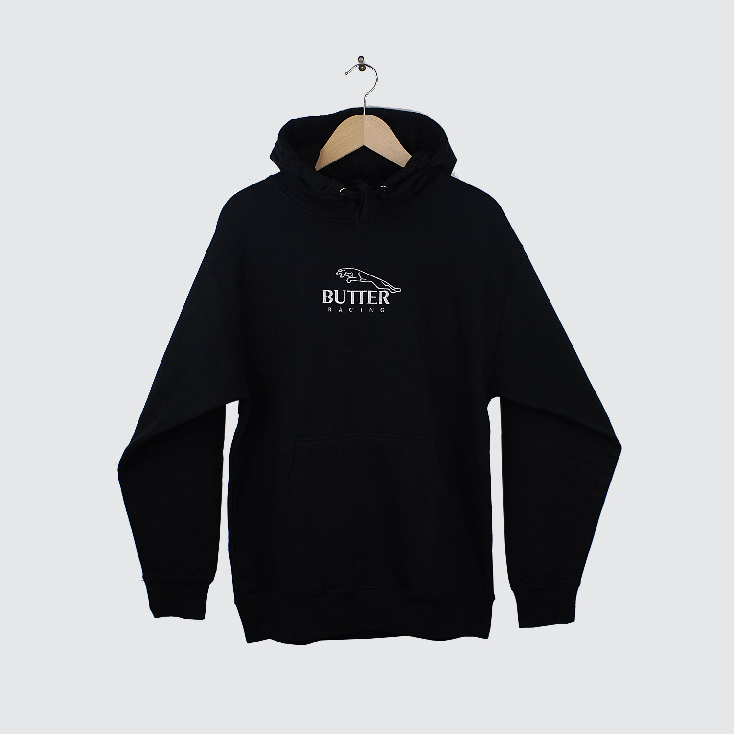 Butter Goods Racing Hoodie Black LOBBY
