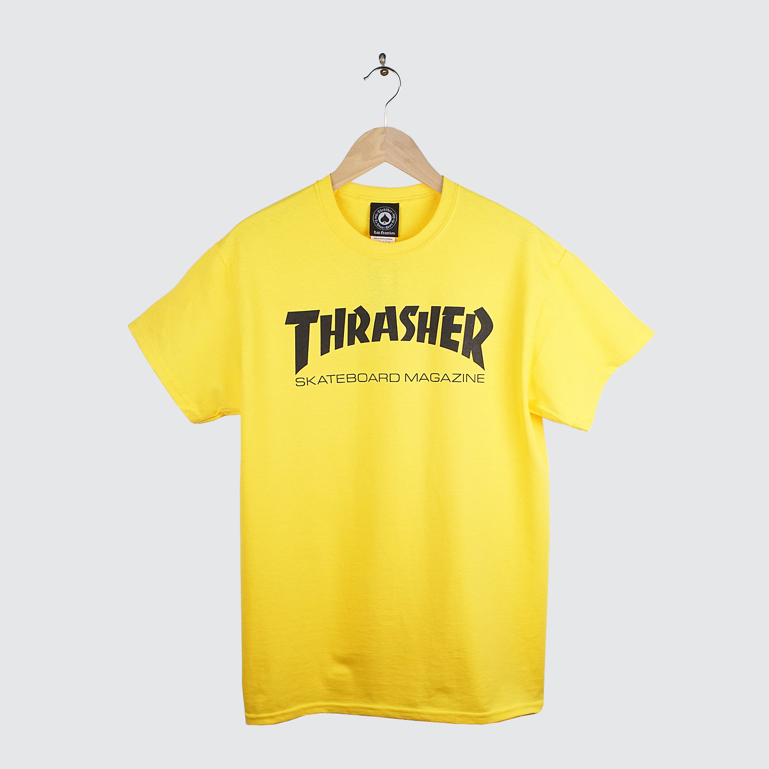 Thrasher Flame T-Shirt Yellow – LOBBY