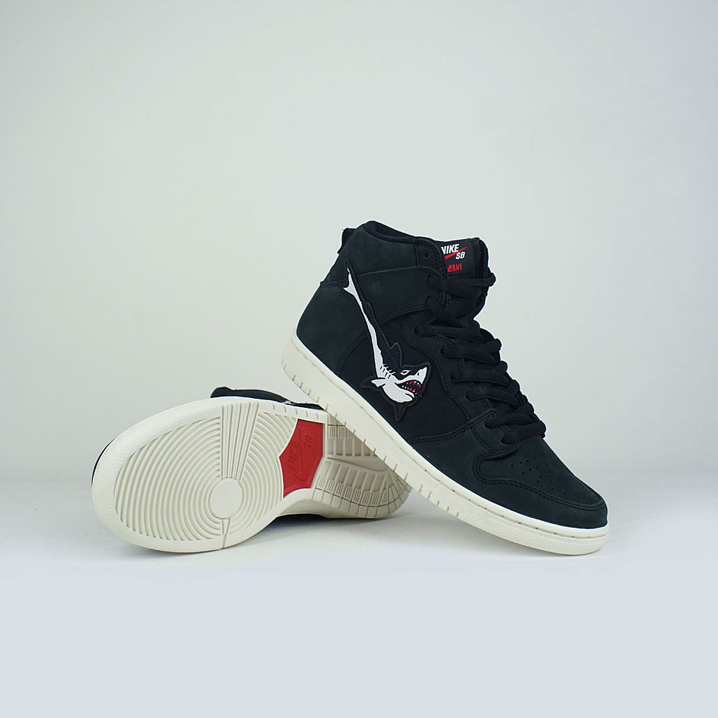 Nike SB Oski Dunk High Pro ISO Black/White-Black Sail â LOBBY