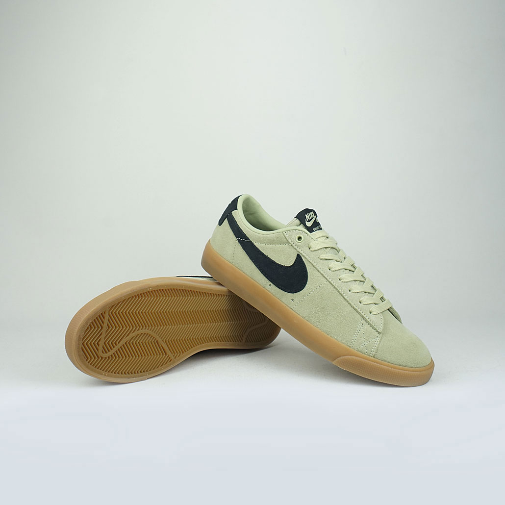 nike blazer low olive