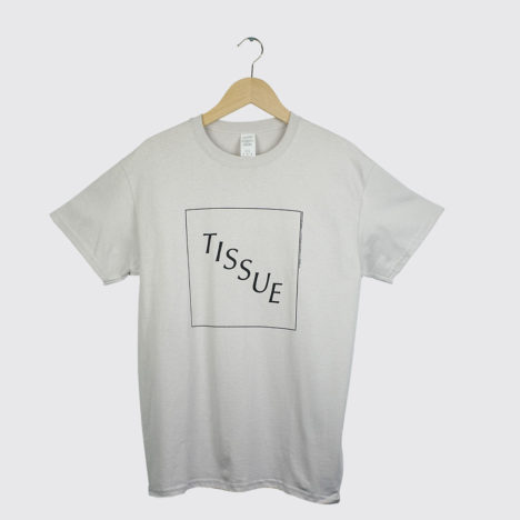 Tissue Logo T-Shirt Light Grey Tissue T-Shirt Grey