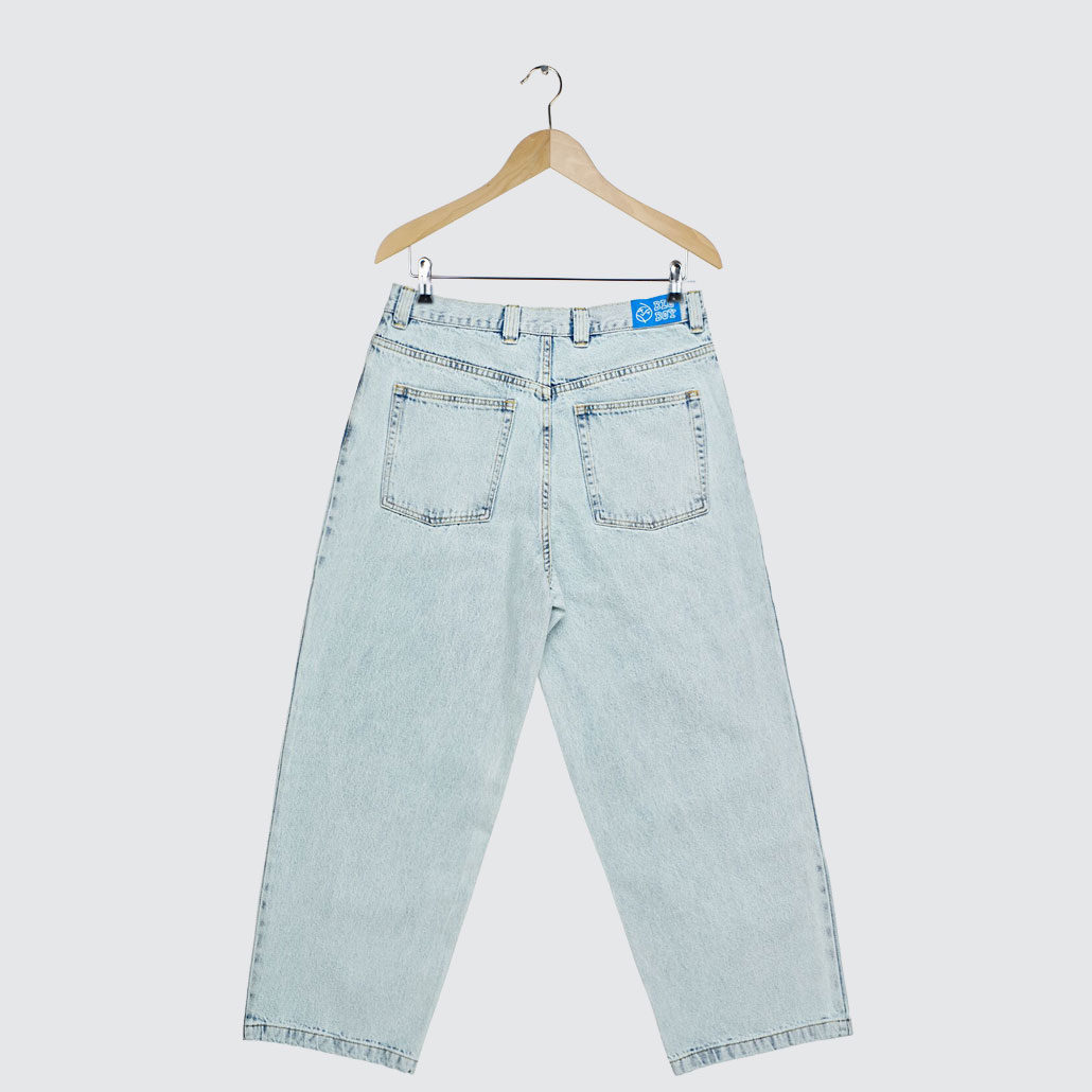 Polar Skate Co. Big Boy Jeans OG LOGO Light Blue Polar Skate Co Big Boy Pants Light Blue Back