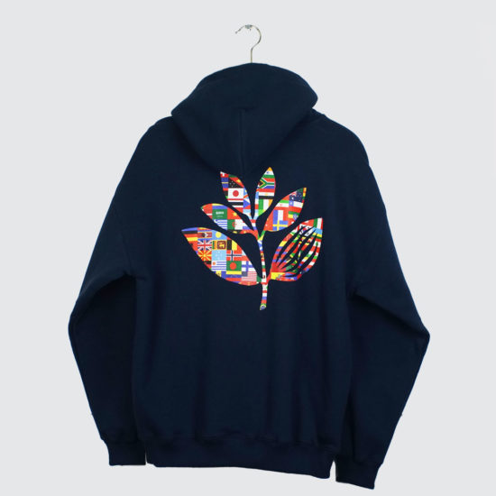 magenta skate hoodie