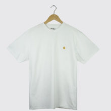Carhartt WIP Chase T-Shirt White/Gold