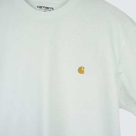 Carhartt WIP Chase T-Shirt White/Gold