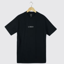 Lobby Classic Logo T-Shirt Black
