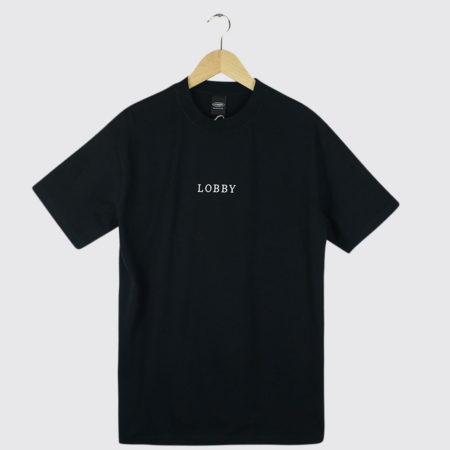 Lobby Classic Logo T-Shirt Black Lobby Classic Logo T-Shirt Black
