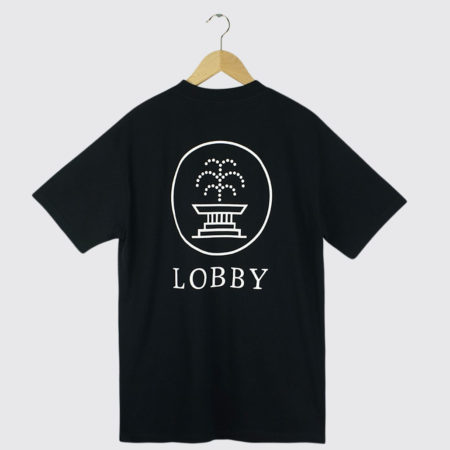 Lobby Classic Logo T-Shirt Black Lobby Classic Logo T-Shirt Black