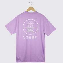 Lobby Classic Logo T-Shirt Lavender Lobby Classic Logo T-Shirt Lavender