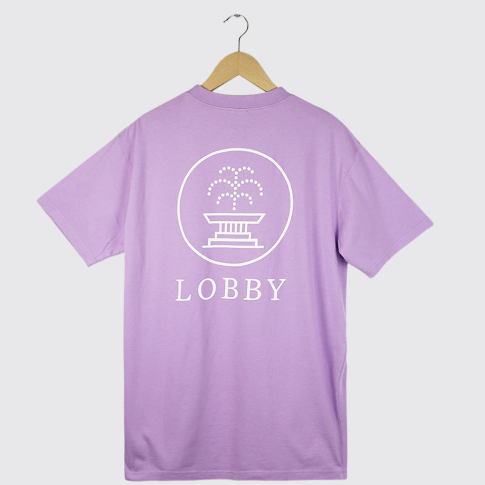 Lobby Classic Logo T-Shirt Lavender Lobby Classic Logo T-Shirt Lavender