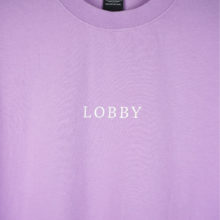 Lobby Classic Logo T-Shirt Lavender Lobby Classic Logo T-Shirt Lavender
