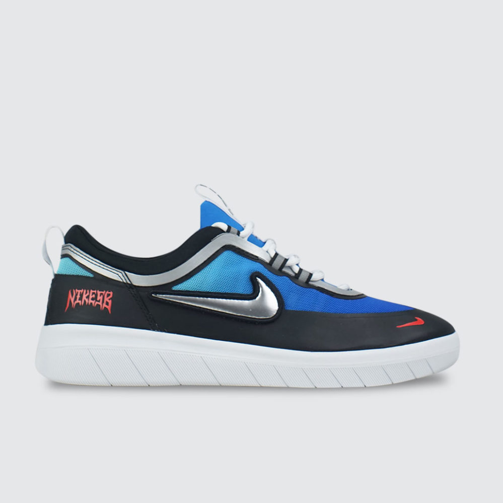 Nike SB Nyjah Free 2 Schuhe Herren weiß/schwarz - meinsportline.de