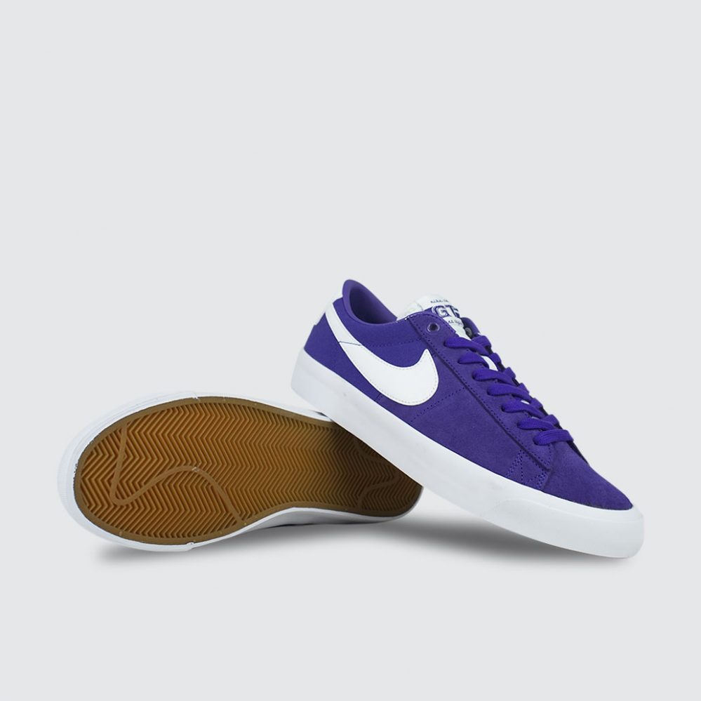 Nike SB Zoom Blazer Low Pro GT Purple/White - LOBBY Online Skateshop