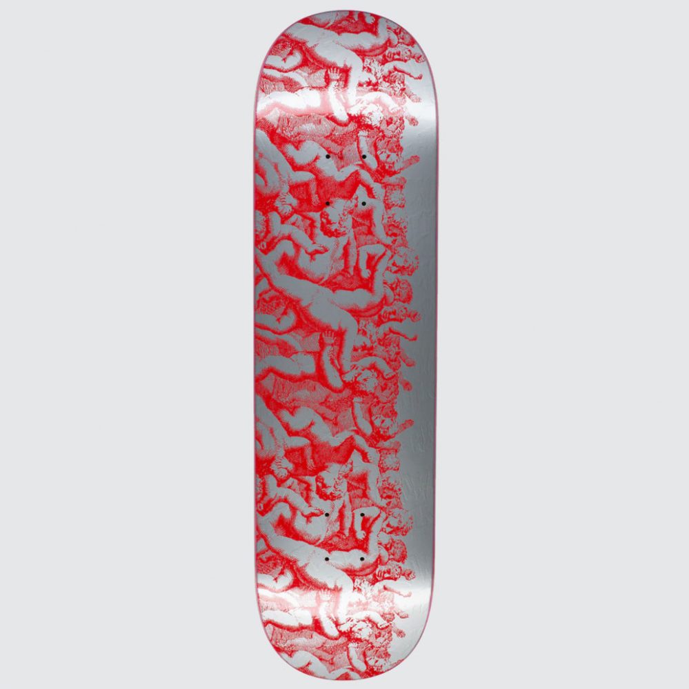 Fucking Awesome Cherub Fight Red/Silver 8.38″