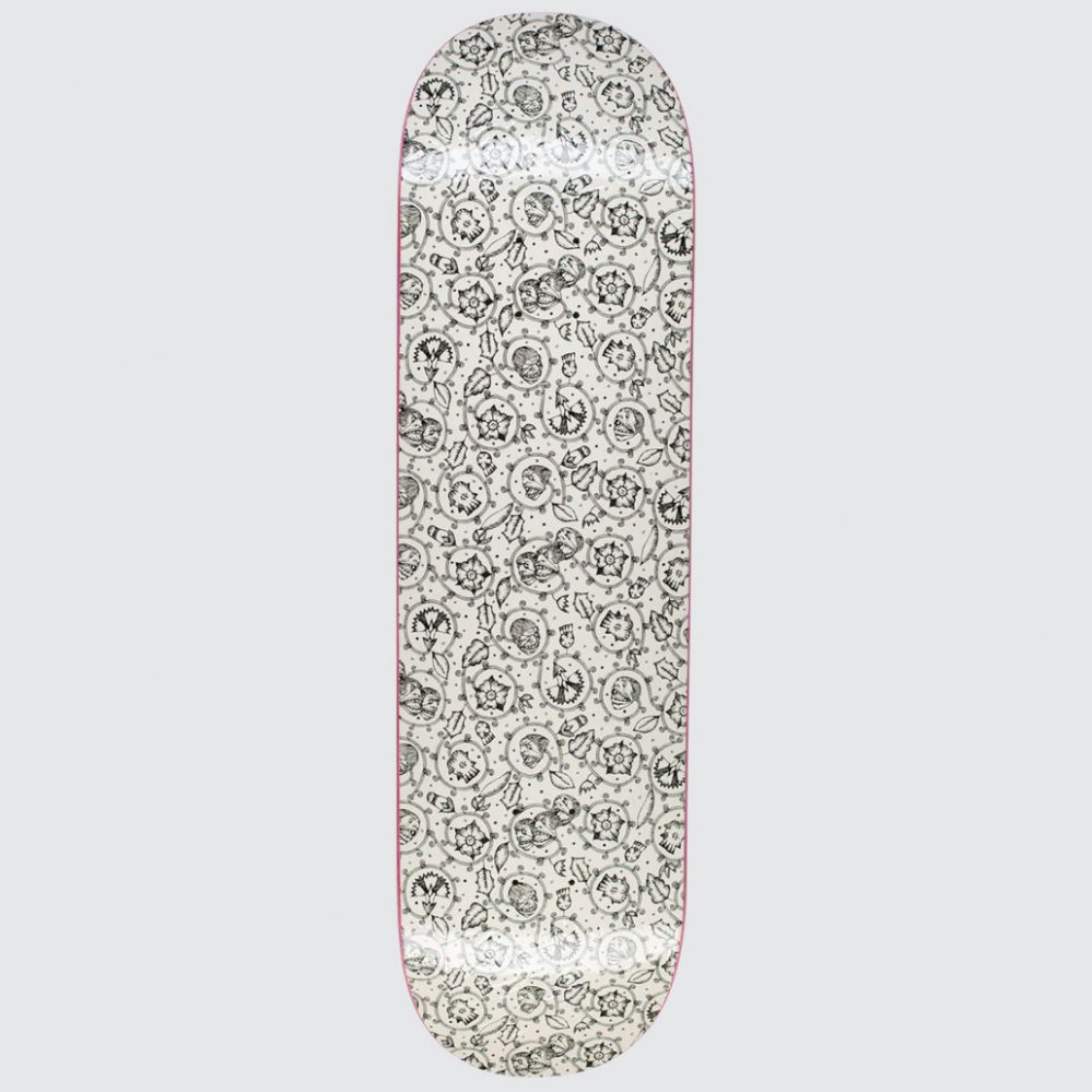 Fucking Awesome Flower Face Ivory/Black 8.5″
