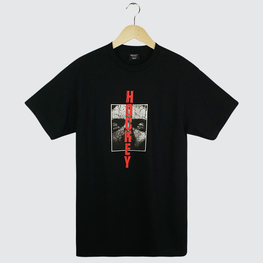 Hockey Scorched Earth T-Shirt Black - LOBBY Online Skateshop