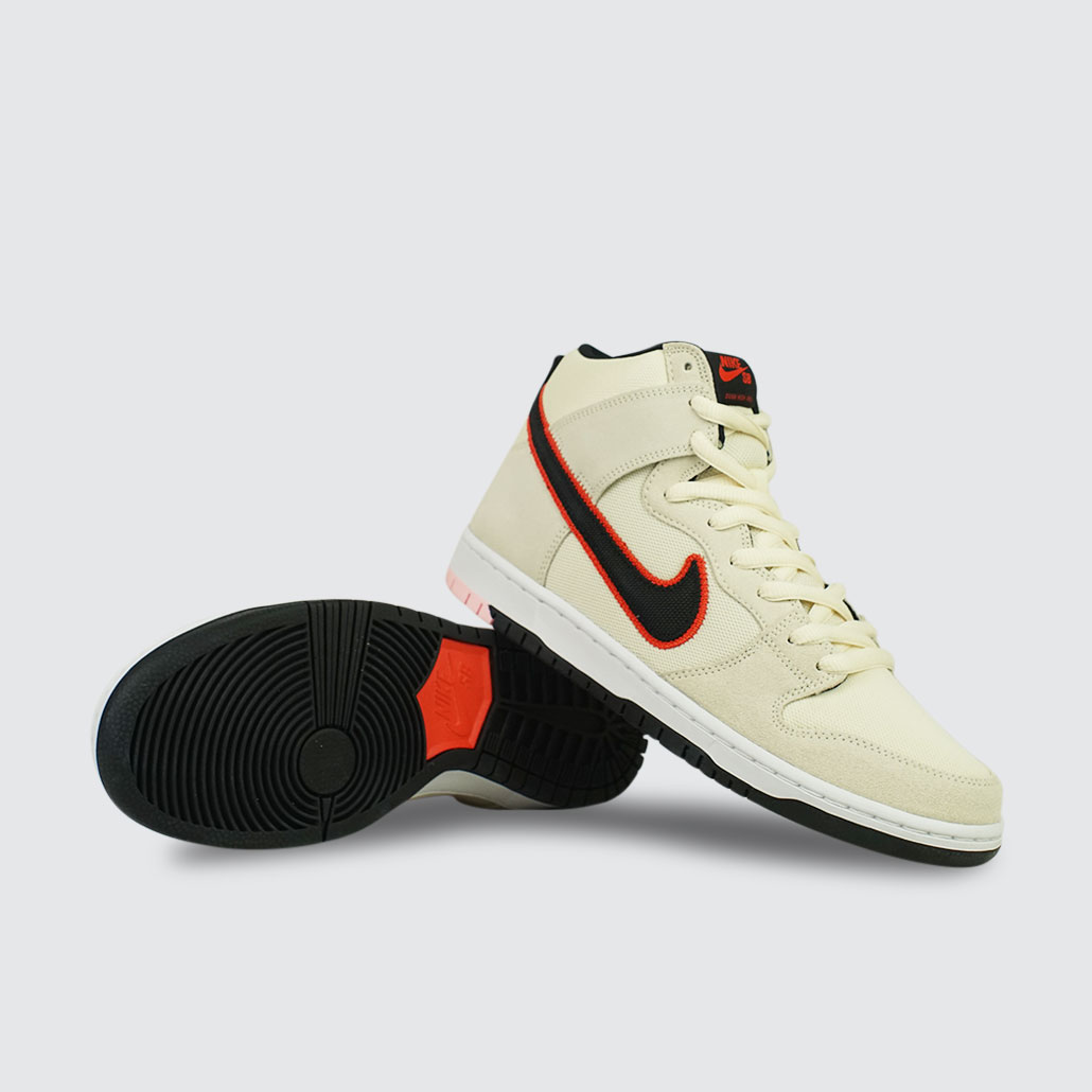 Nike SB Dunk High 'San Francisco Giants ', coconut milk / black / orange