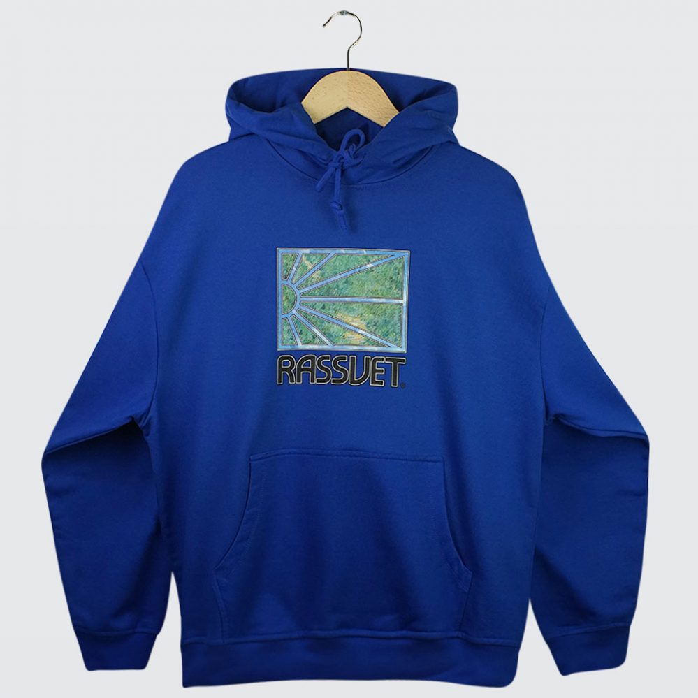 RASSVET ラスベート Nero Rassvet paintg hoodie-