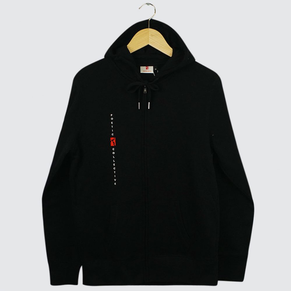 Poetic Collective Zip Hoodie Black LOBBY Online