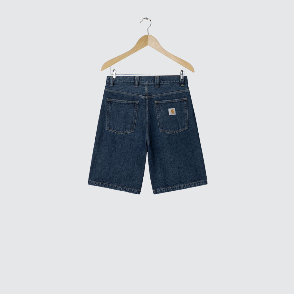 Carhartt WIP Brandon Short Blue Stone Washed Carhartt WIP Brandon Short Blue Stone Washed