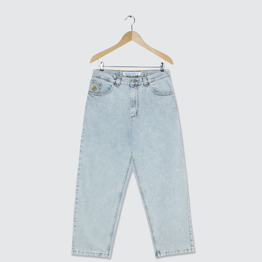 Polar Skate Co. Big Boy Jeans Light Blue S23 - LOBBY Online Skateshop