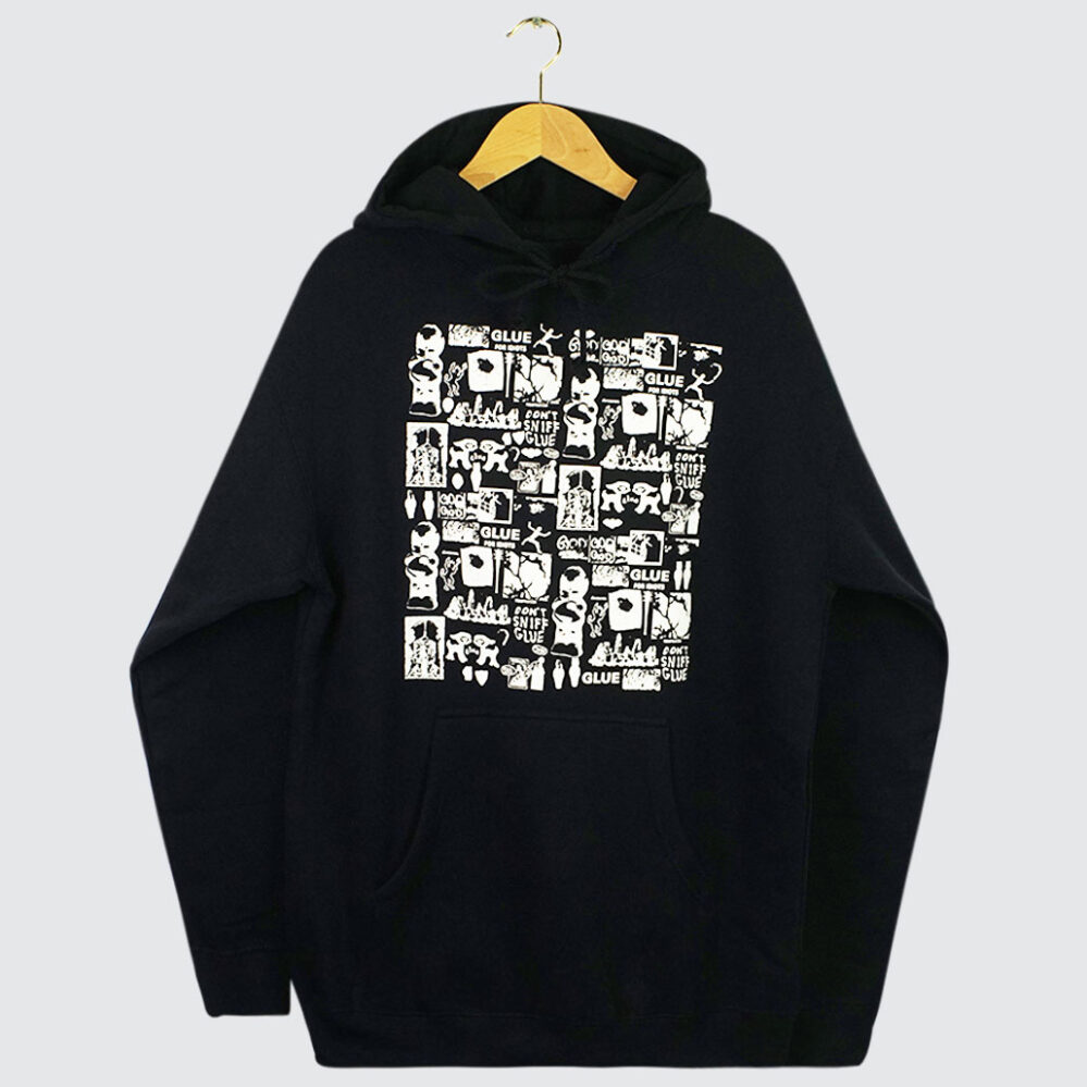 Glue Skateboards Pinned Hoodie Navy