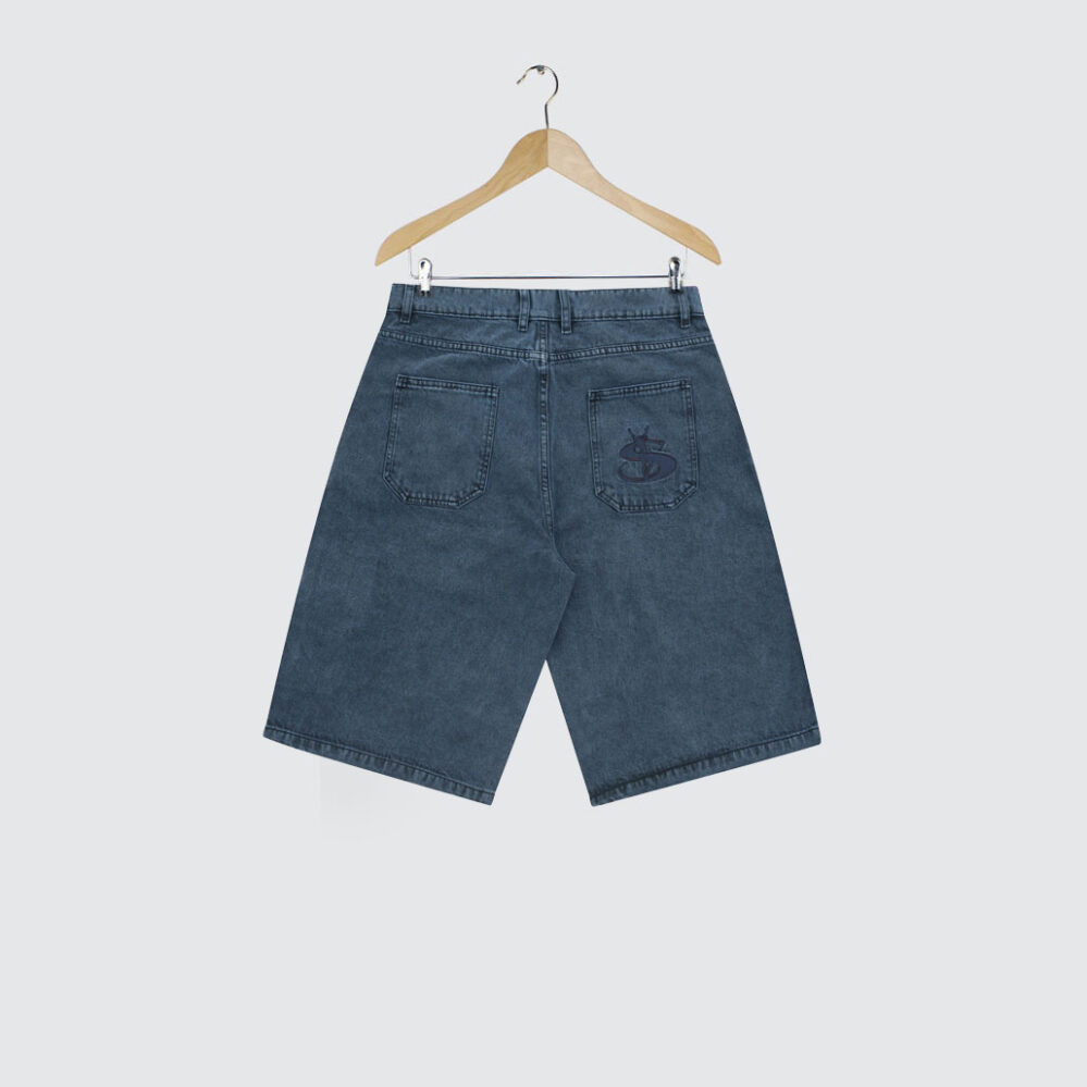 YARDSALE PHANTASY SHORTS OVERDYED BLUE