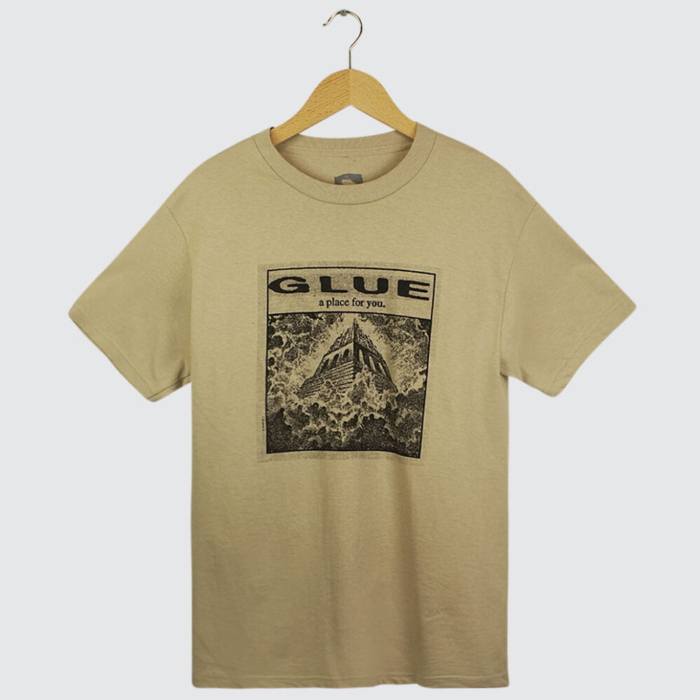 Glue Skateboards A Place For you T-Shirt Sand