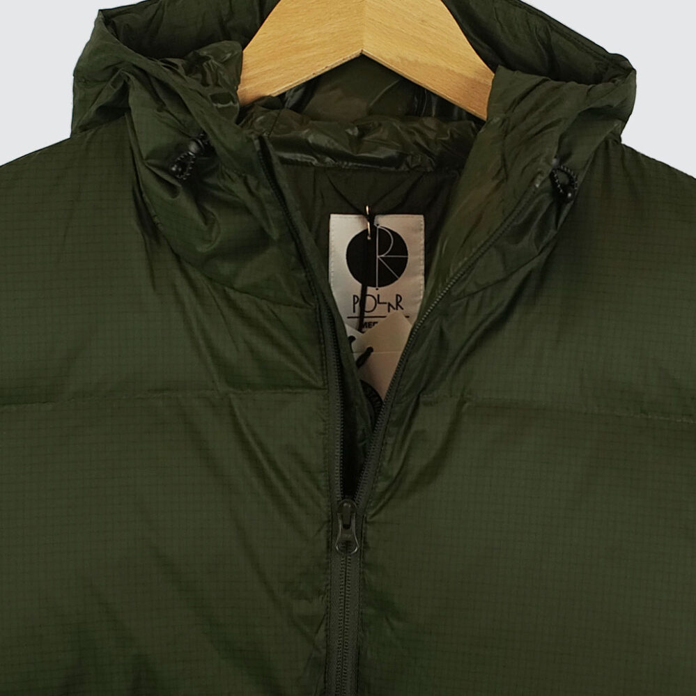 Polar Skate Co. Soft Puffer Ripstop Grey Green Polar Skate Co. Soft Puffer Ripstop Grey Green