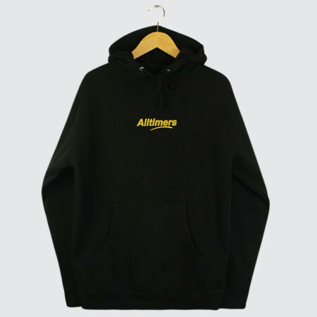 Alltimers Medium Estate Embroidered Hoodie Black Alltimers Medium Estate Embroidered Hoodie Black