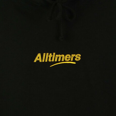 Alltimers Medium Estate Embroidered Hoodie Black Alltimers Medium Estate Embroidered Hoodie Black