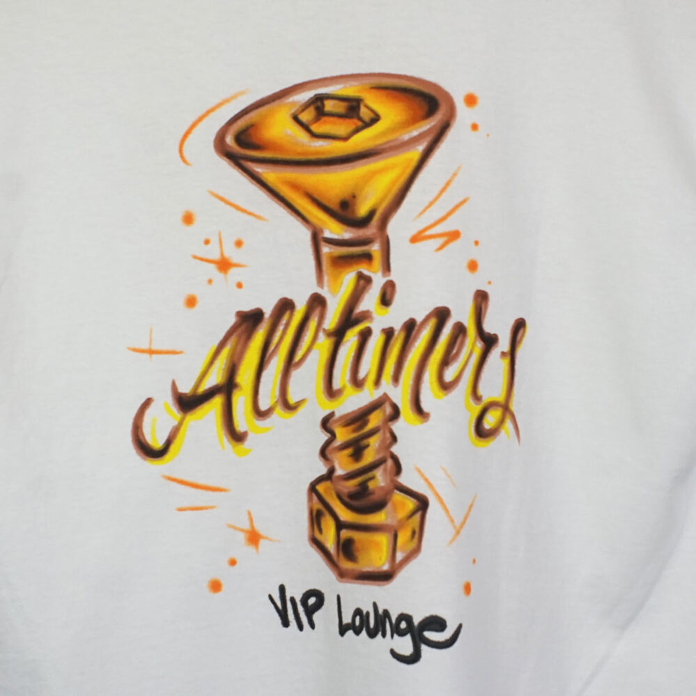 【ALLTIMERS】 56K LOUNGE T-SHIRT WHITE Alltimers 56K Lounge T-Shirt (white) – Shredz Shop Skate