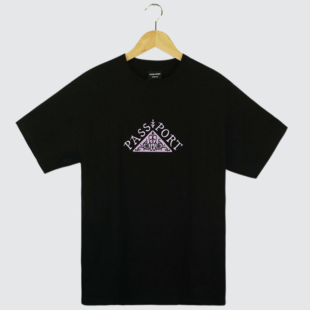 Pass~Port Manuscript T-Shirt Black