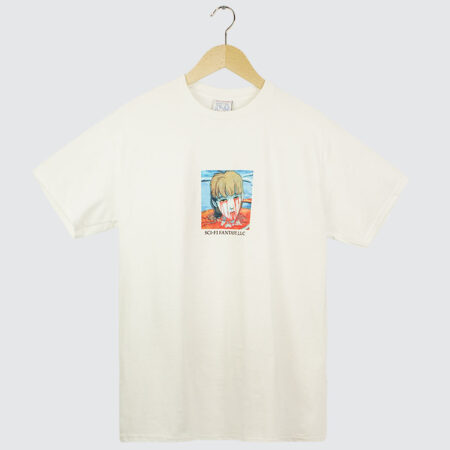 Sci-Fi Fantasy Leaking Eyes T-Shirt White Sci-Fi Fantasy Leaking Eyes T-Shirt White