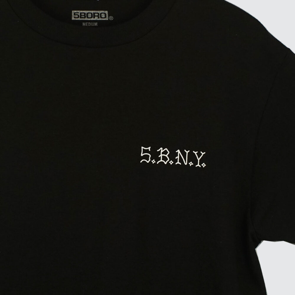 5Boro Vintage Rose T-Shirt Black/White 5Boro Vintage Rose T-Shirt Black/White