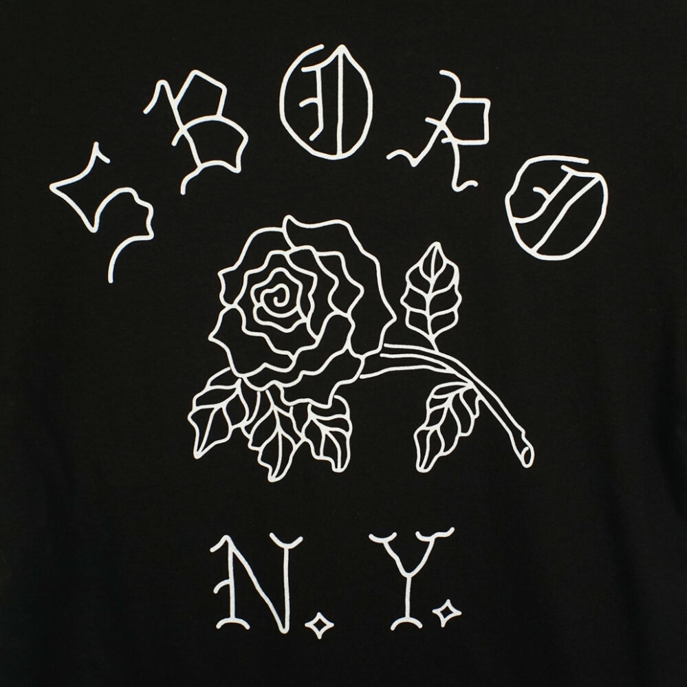 5Boro Vintage Rose T-Shirt Black/White 5Boro Vintage Rose T-Shirt Black/White
