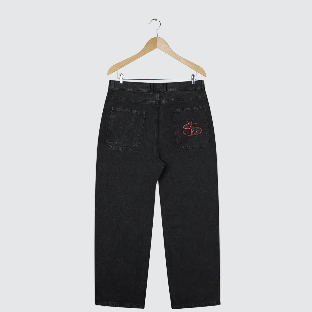 Yardsale Faded Phantasy Jeans - Black
