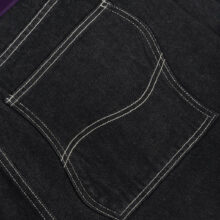 Dime Classic Baggy Denim Pants Black Washed