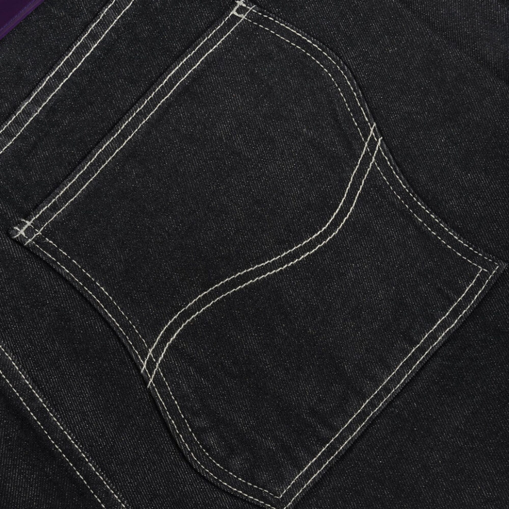 Dime Classic Baggy Denim Pants Black Washed