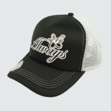 Always Do What You Should Do Flowering Mesh Trucker Cap Black Always Do What You Should Do Flowering Mesh Trucker Cap Black