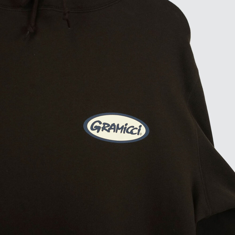 Gramicci Oval Hoodie Deep Brown Gramicci Oval Hoodie Deep Brown