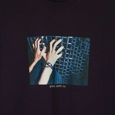 Polar Skate Co. Caged Hands T-Shirt Dark Violet Polar Skate Co. Caged Hands T-Shirt Dark Violet