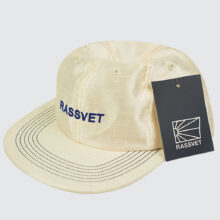 Rassvet (PACCBET) Logo 6-Panel Cap Woven Cream Rassvet (PACCBET) Logo 6-Panel Cap Woven Cream