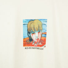 Sci-Fi Fantasy Leaking Eyes T-Shirt White Sci-Fi Fantasy Leaking Eyes T-Shirt White