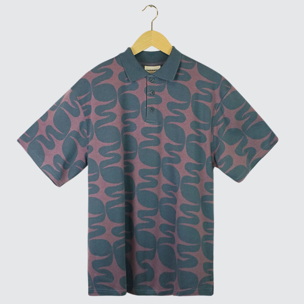 Cleptomanicx Shirt S/S Galactic Blue Blue Mirage