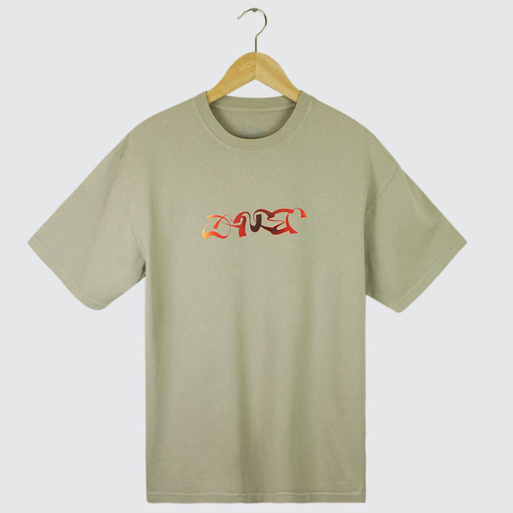 Dancer Analog Triple Logo T-Shirt Oyster Grey