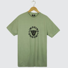 Limosine Skateboards Paymaster T-Shirt Pigment Dyed Aqua Grey