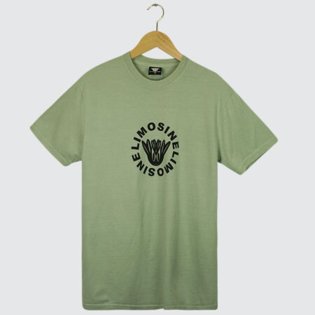 Limosine Skateboards Paymaster T-Shirt Pigment Dyed Aqua Grey Limosine Skateboards Paymaster T-Shirt Pigment Dyed Aqua Grey