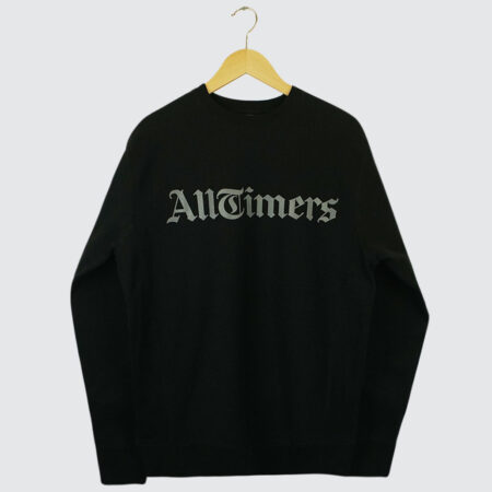 Alltimers Times Crewneck Black Alltimers Times Crewneck Black