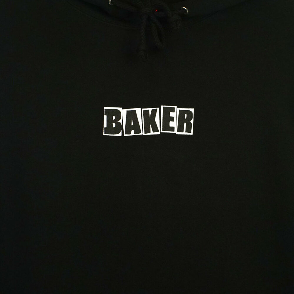 Baker Skateboards Brand Logo Hoodie Black Baker Skateboards Brand Logo Hoodie Black